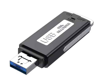 VoiceKey Pro™ - Clé USB Enregistreur Intelligent 48 kHz, 8gb : Autonomie en veille de 16 heures Pour Réunions, Cours et Surveillance Discrète 🇨🇫