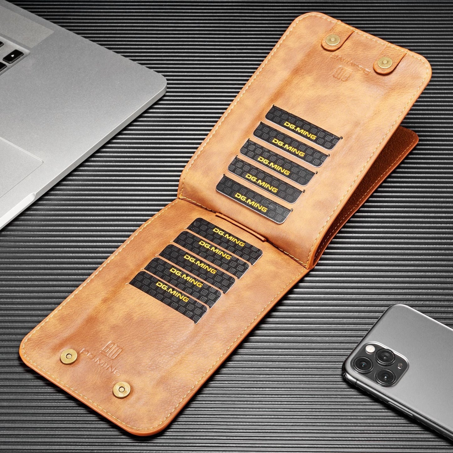 Étui de téléphone en cuir avec clip de ceinture