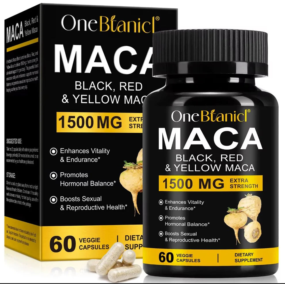 Maca Noire Bio Ultra-Concentrée – Boost Naturel de Testostérone, Libido & Énergie
