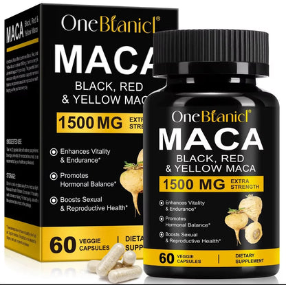 Maca Noire Bio Ultra-Concentrée – Boost Naturel de Testostérone, Libido & Énergie